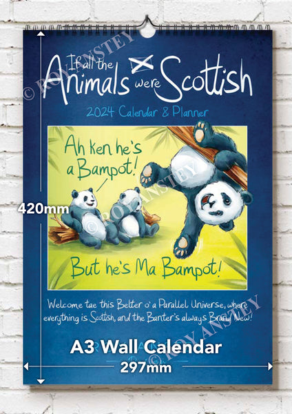 If All the Animals were Scottish - 2024 Calendar