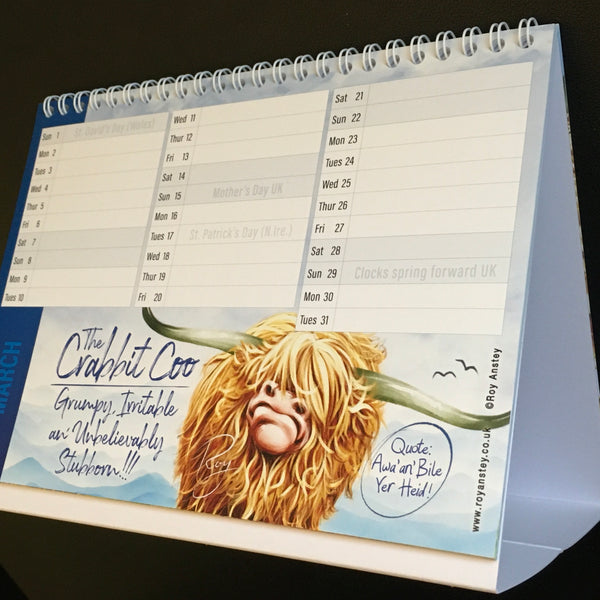 Moody Coos: 2026 Coo-lendar