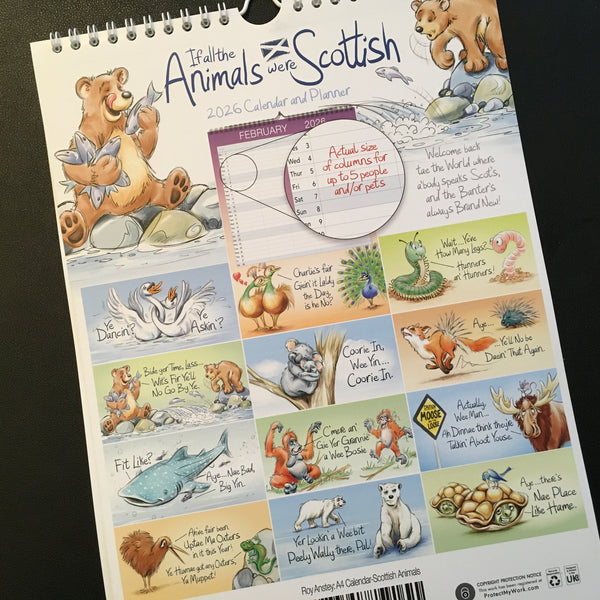 If All Animals were Scottish - 2026 Calendar
