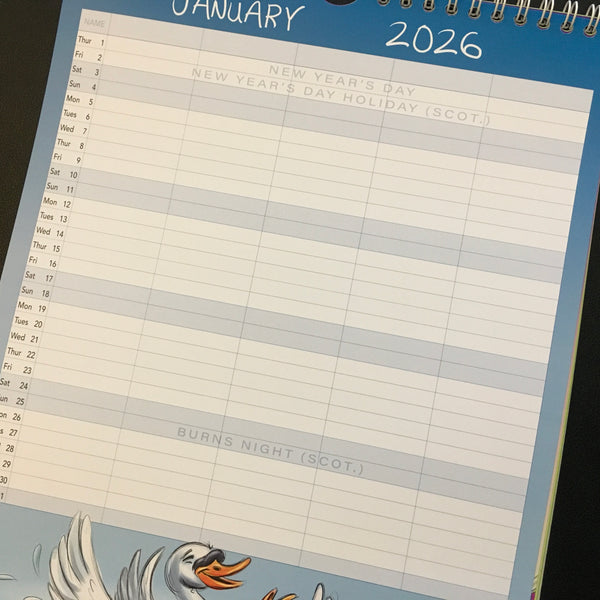 If All Animals were Scottish - 2026 Calendar