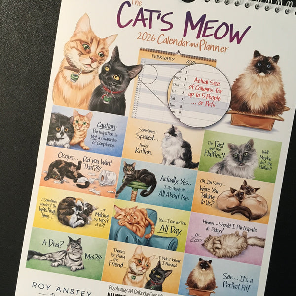 Cats Meow - 2026 Cat Calendar