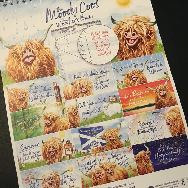 Moody Coos: 2027 Coo-lendar