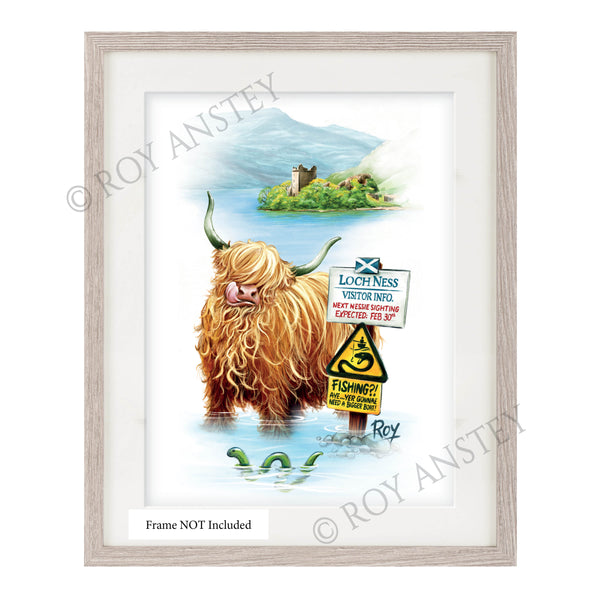 Loch Ness – Rambling Coo: Print