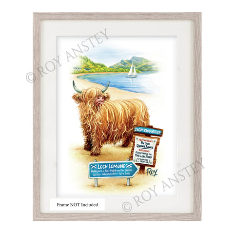 Loch Lomond – Rambling Coo: Print