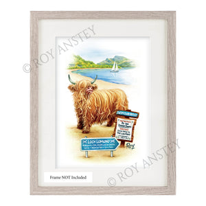 Loch Lomond – Rambling Coo: Print