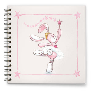 Ballet Bunbun: Spiral-bound Notebook 140mm sq.