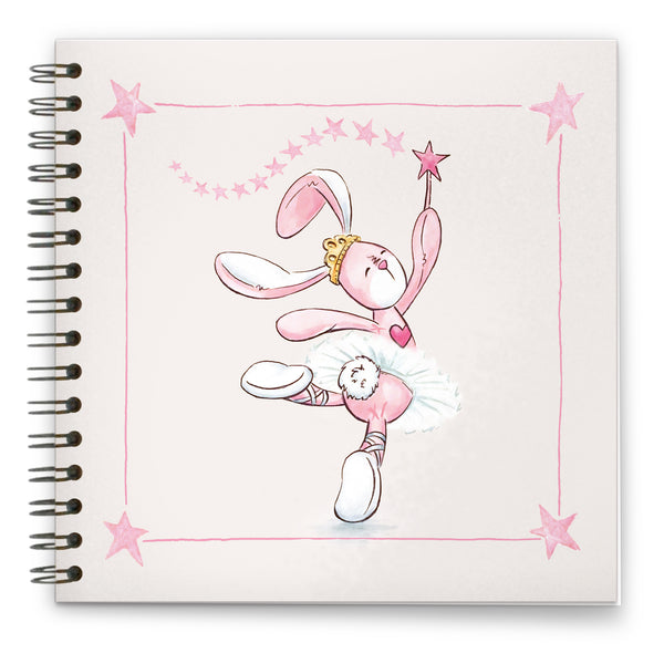 Ballet Bunbun: Spiral-bound Notebook 140mm sq.