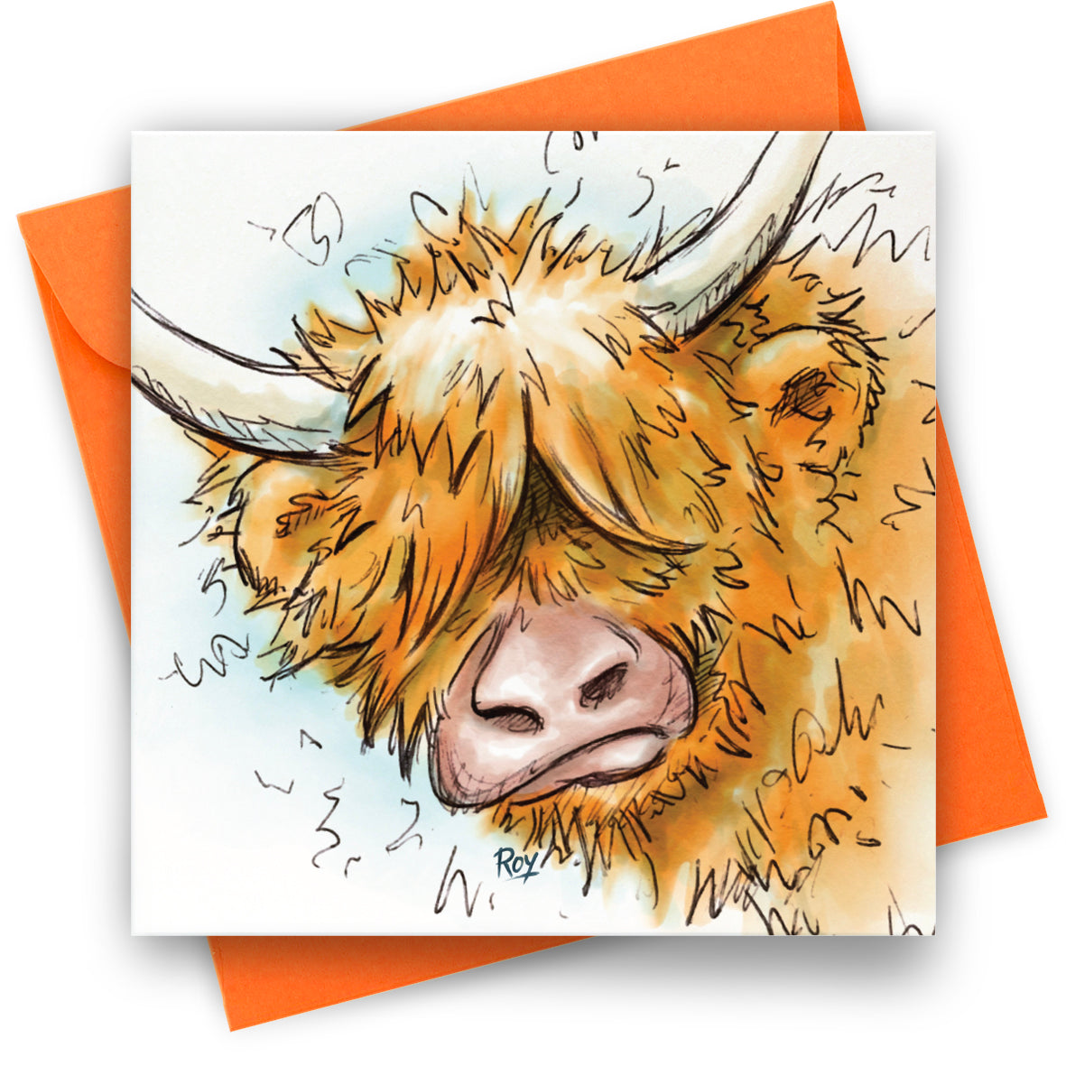 Heilan Coo Heid: Greeting Card