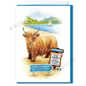 Loch Lomond – Rambling Coo: Greeting Card