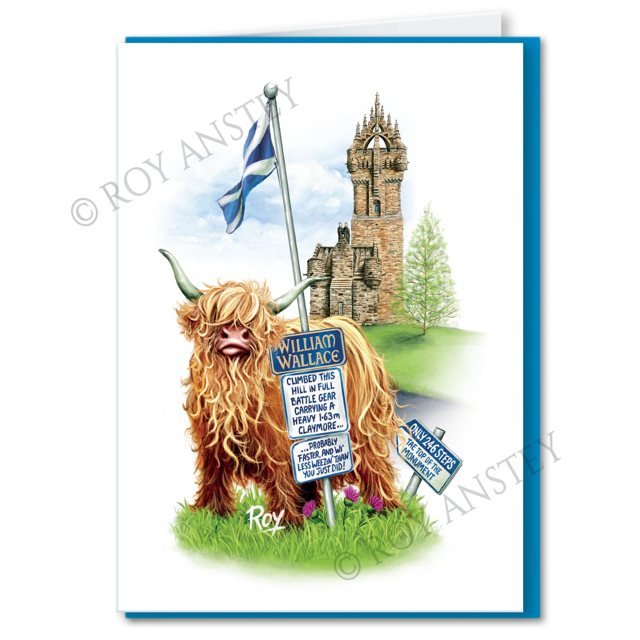 Wallace Monument – Rambling Coo: Greeting Card
