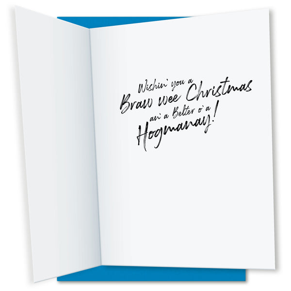 Hibernating Haggis: Christmas Greeting Card