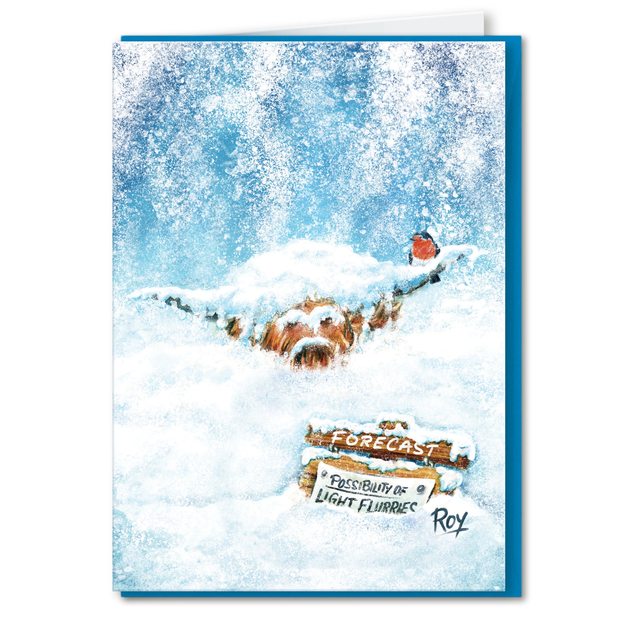 Light Flurries: Christmas Greeting Card