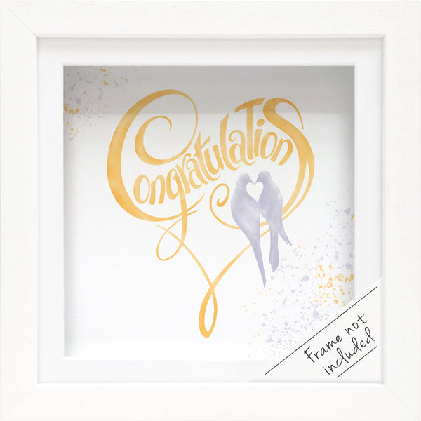 Congratulation Doves: Print