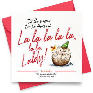 Fa La Laldy: Greeting Card