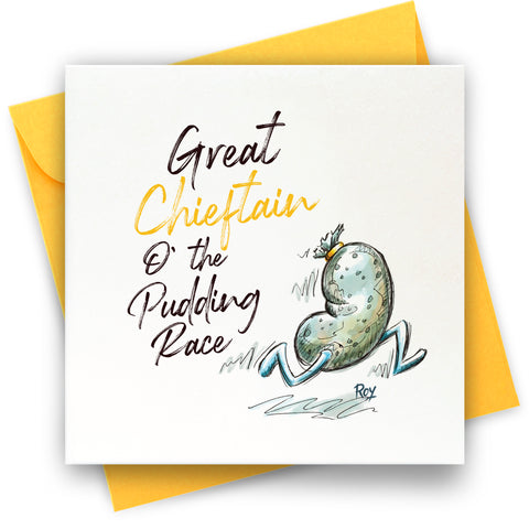 Pudding Race: Greeting Card