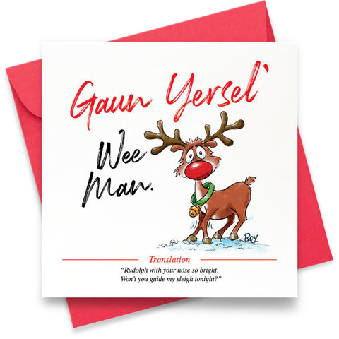 Gaun Yersel Rudolf: Greeting Card