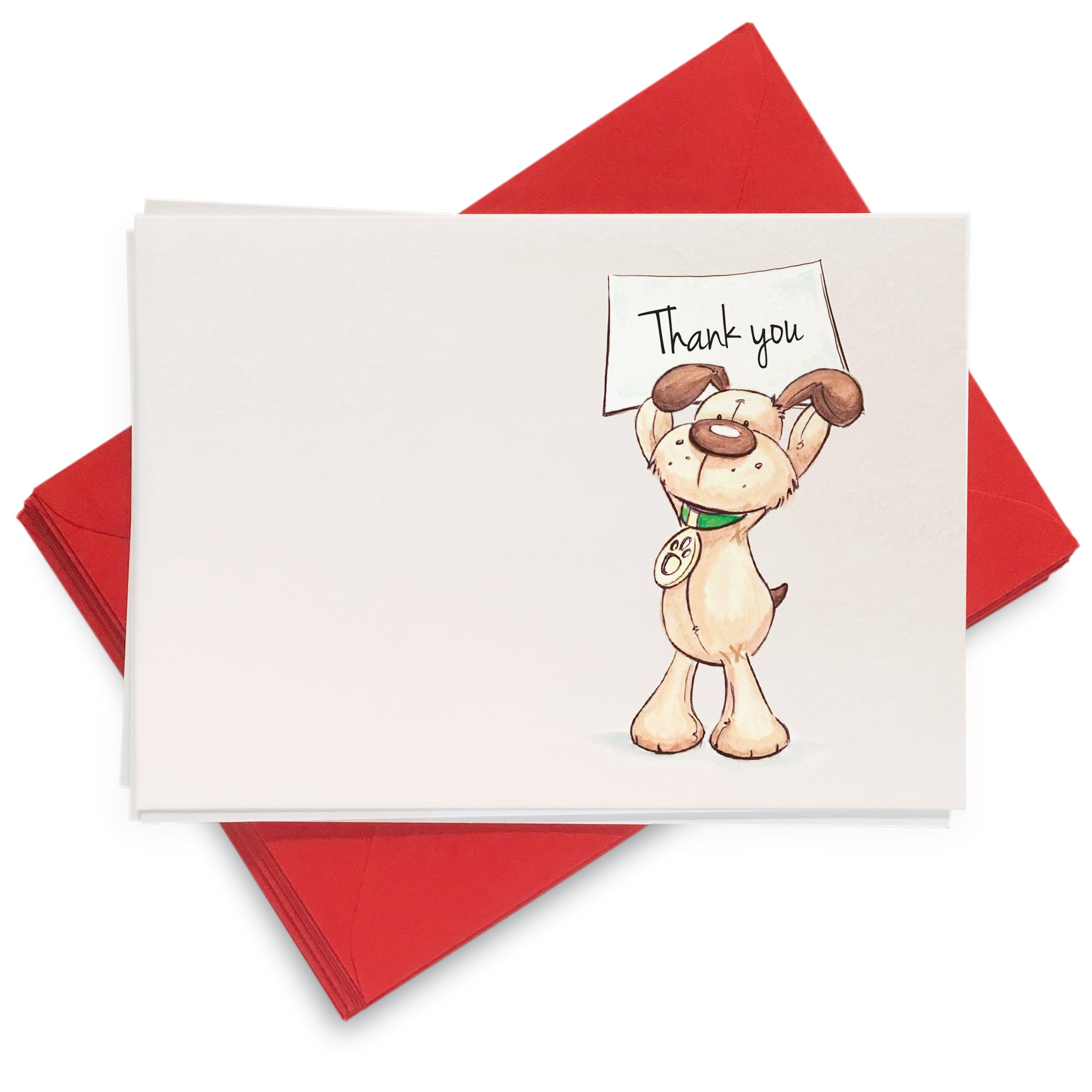 Rufus Sign Thank You Cards: Pack of 8