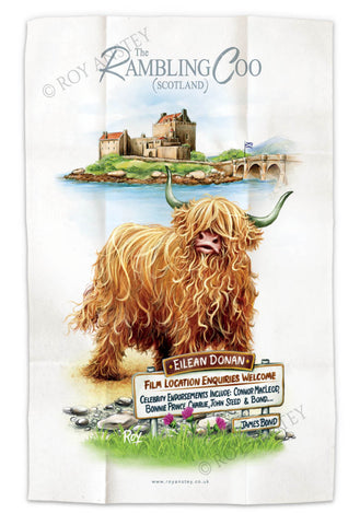 Eilean Donan – Rambling Coo: Tea Towel