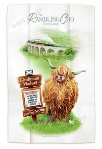 Glenfinnan Viaduct – Rambling Coo: Tea Towel